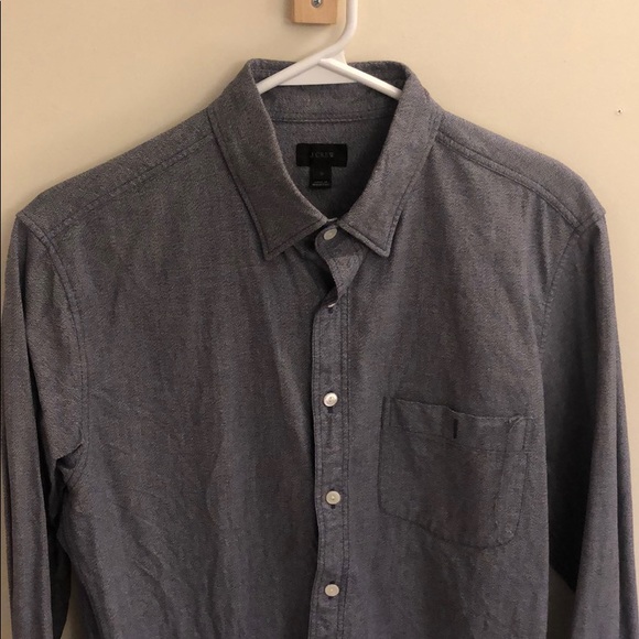 J Crew dark blue shirt - Picture 2 of 3